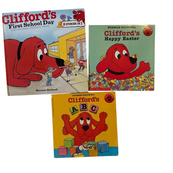 Scholastic Other - Three pack scholastics, Clifford, the big red dog picture story books ￼